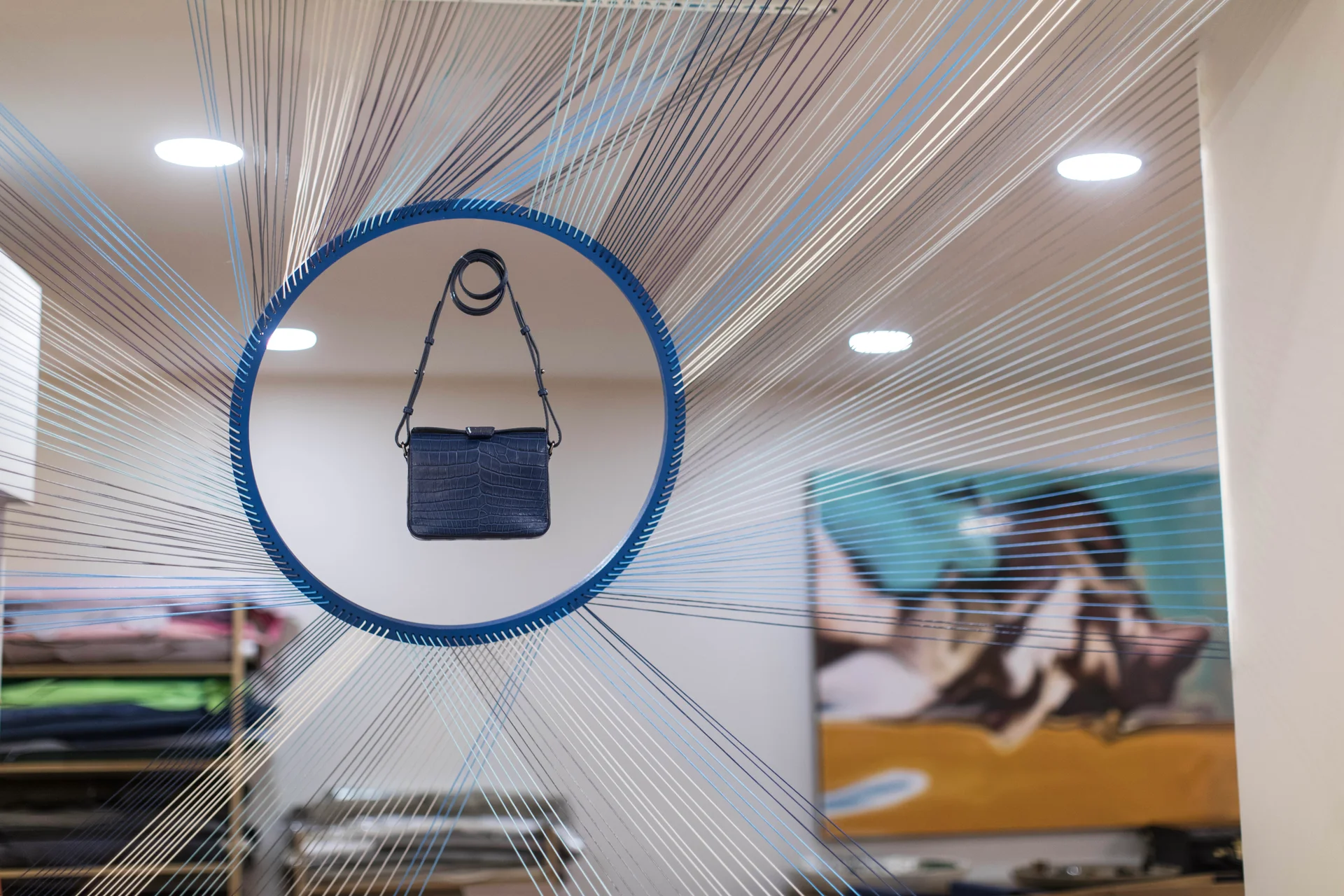 Installation Iris Noble — Fils Tendus